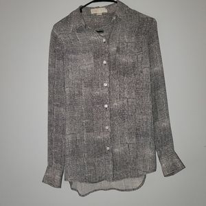Michael kors light button up